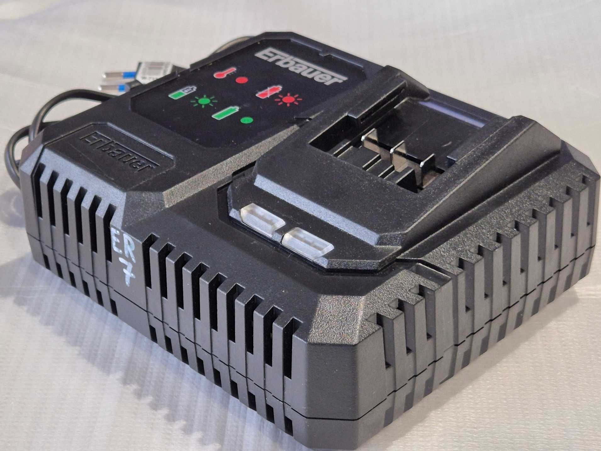 Oryginalna szybka ładowarka ERBAUER EFC18-Li 6A EXT 18V 150W  ER7