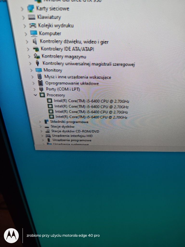 Komputer stacjonarny + monitor Philips 27 cali Zestaw Komputerowy
