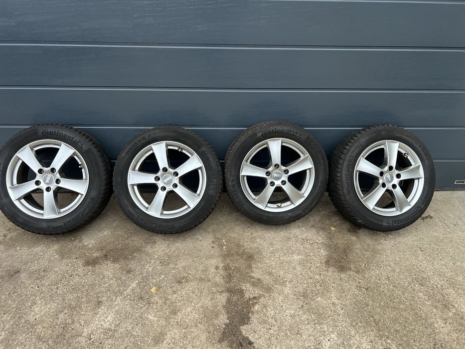 Alufelgi z oponami zima 205/55/16  5x112 et46 seat vw audi skoda