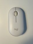 Mysz Logitech Pebble M350 biała – Bluetooth + USB