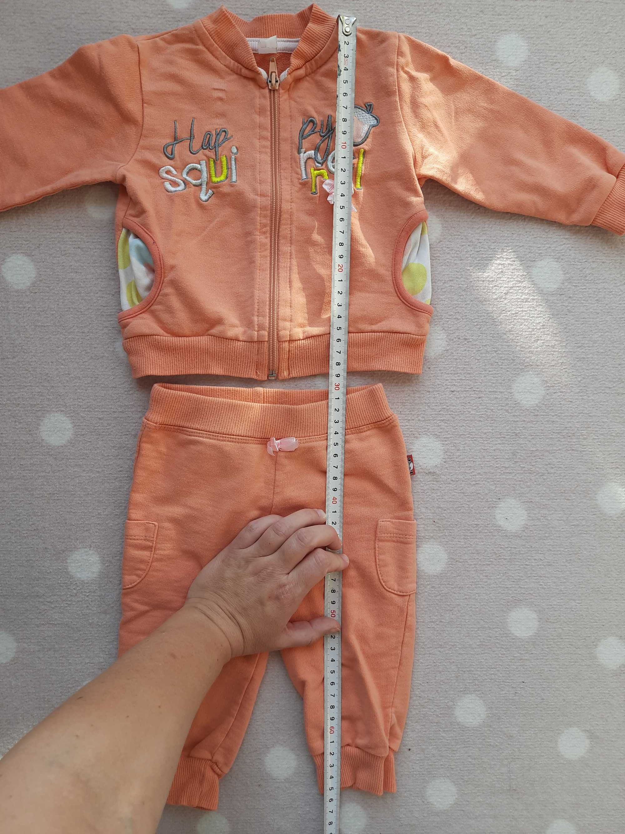 Komplet bluza + spodnie roz 80