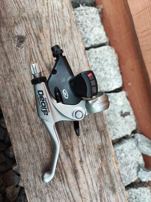 Lewa klamkomanetka rowerowa Shimano Deore M510 3s Retro MTB
