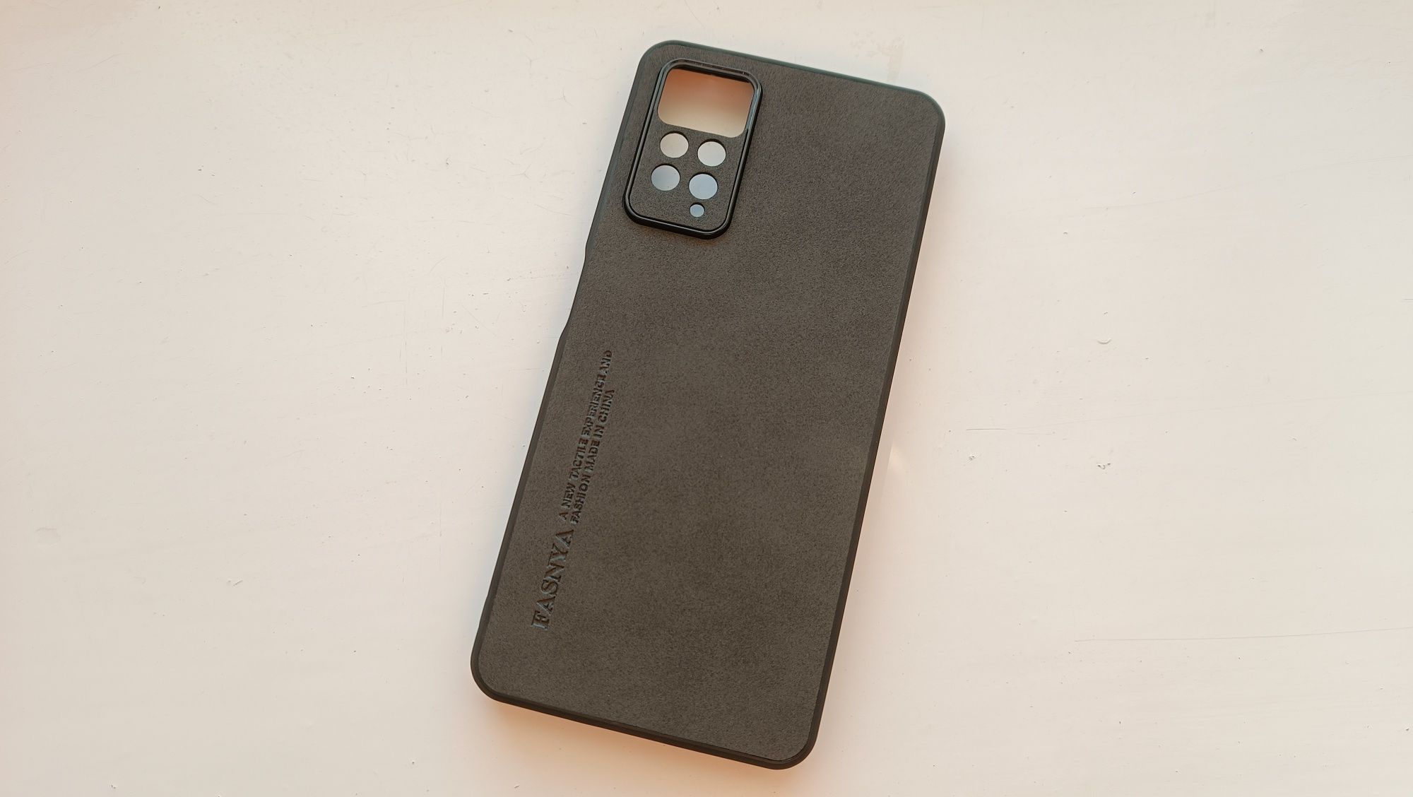 Чохол з шкіряною спинкою для смартфона Redmi Note 11 Pro / 5G