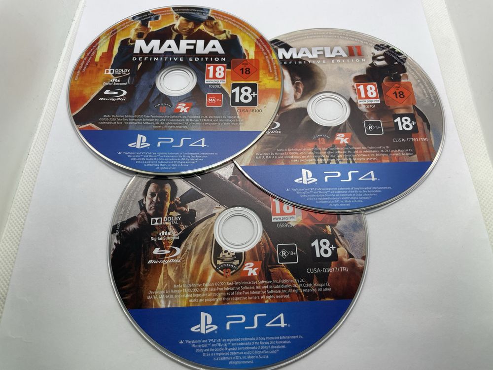 Mafia Trilogy PlayStation PS4 PS5