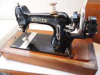 Máquina Costura Kohler vintage muito antiga portátil