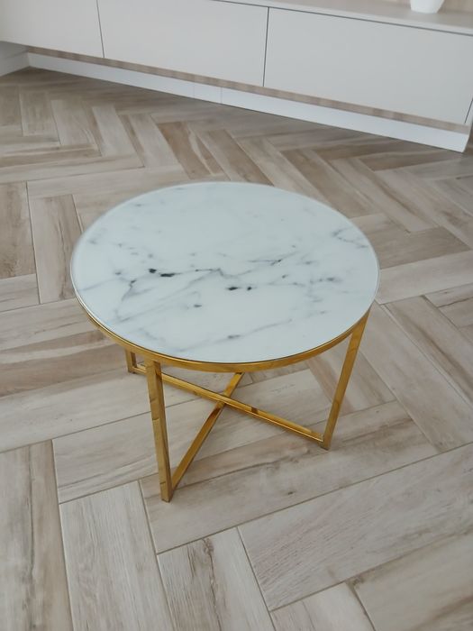 Stolik pomocniczy marmurowy