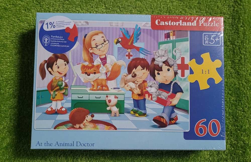 Castorland puzzle U weterynarza 60 el B-06847-1