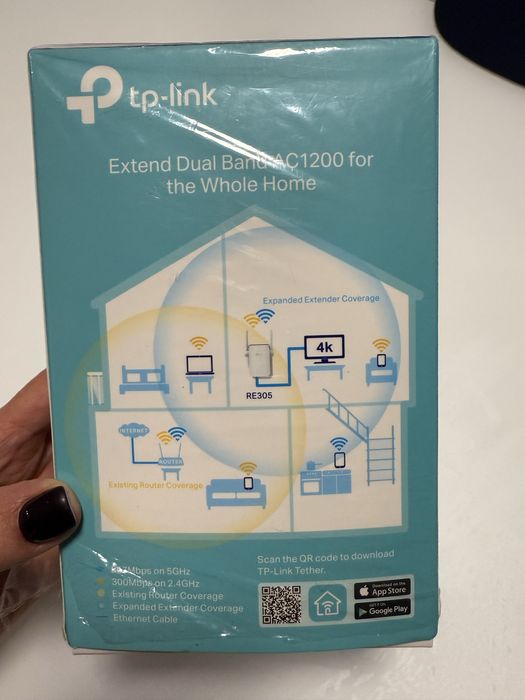 Підсилювач сигналу Wi-Fi tp-link AC1200