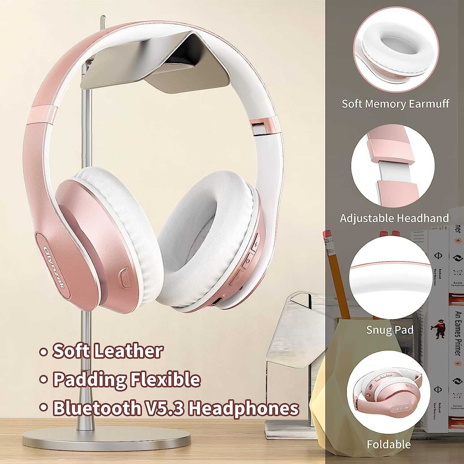 Słuchawki Bezprzewodowe Nauszne Mikrofon MP3 MOCNE
