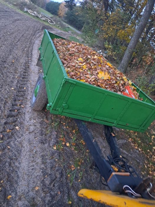 Zarejestrowana Przyczepa wywrotka d47, wywrotka jednoosiowa