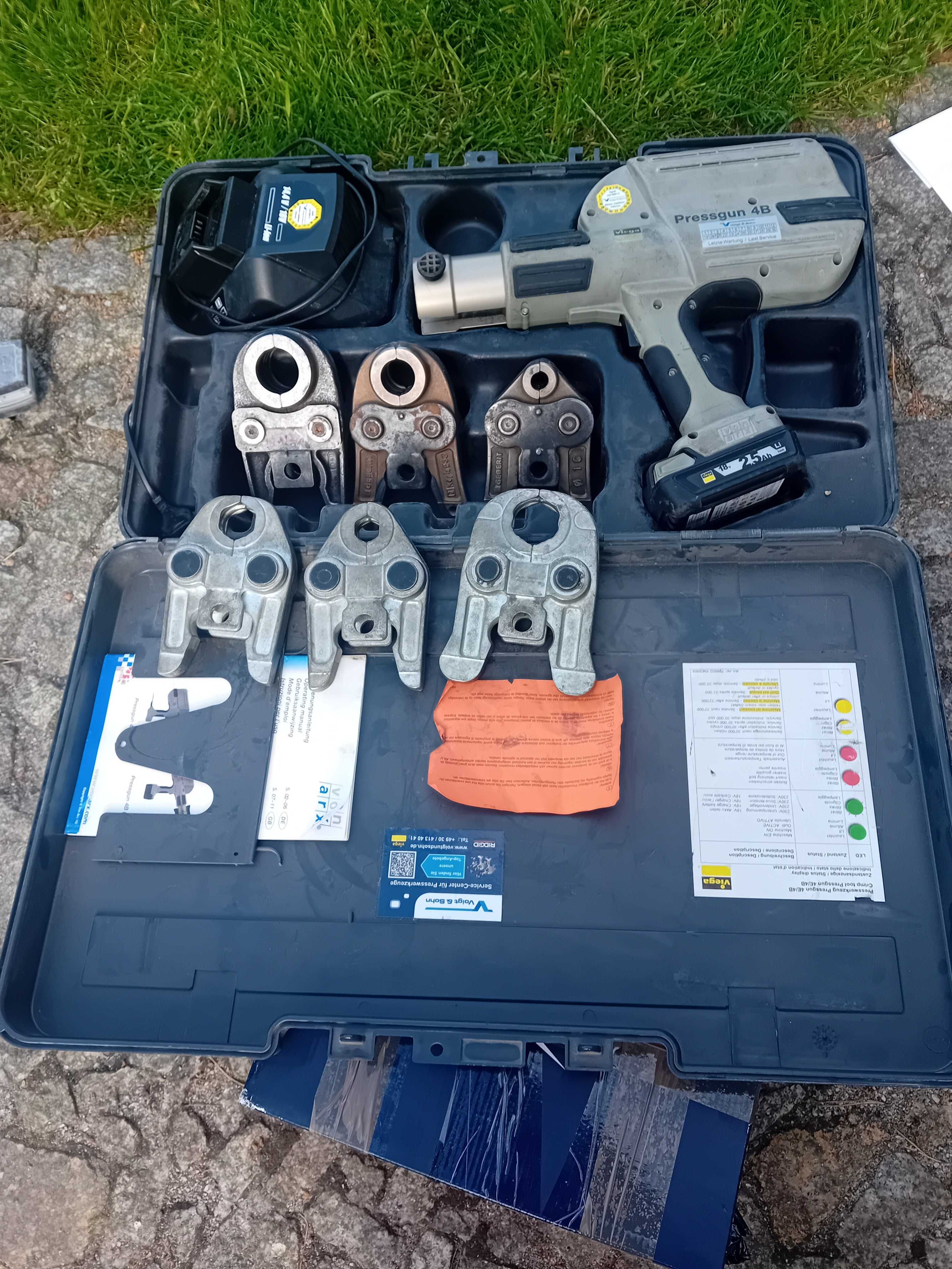 Zaciskarka Viega Pressung 4 B V18,V28 ,V 35,Geberit fi 32,fi 16,G 40