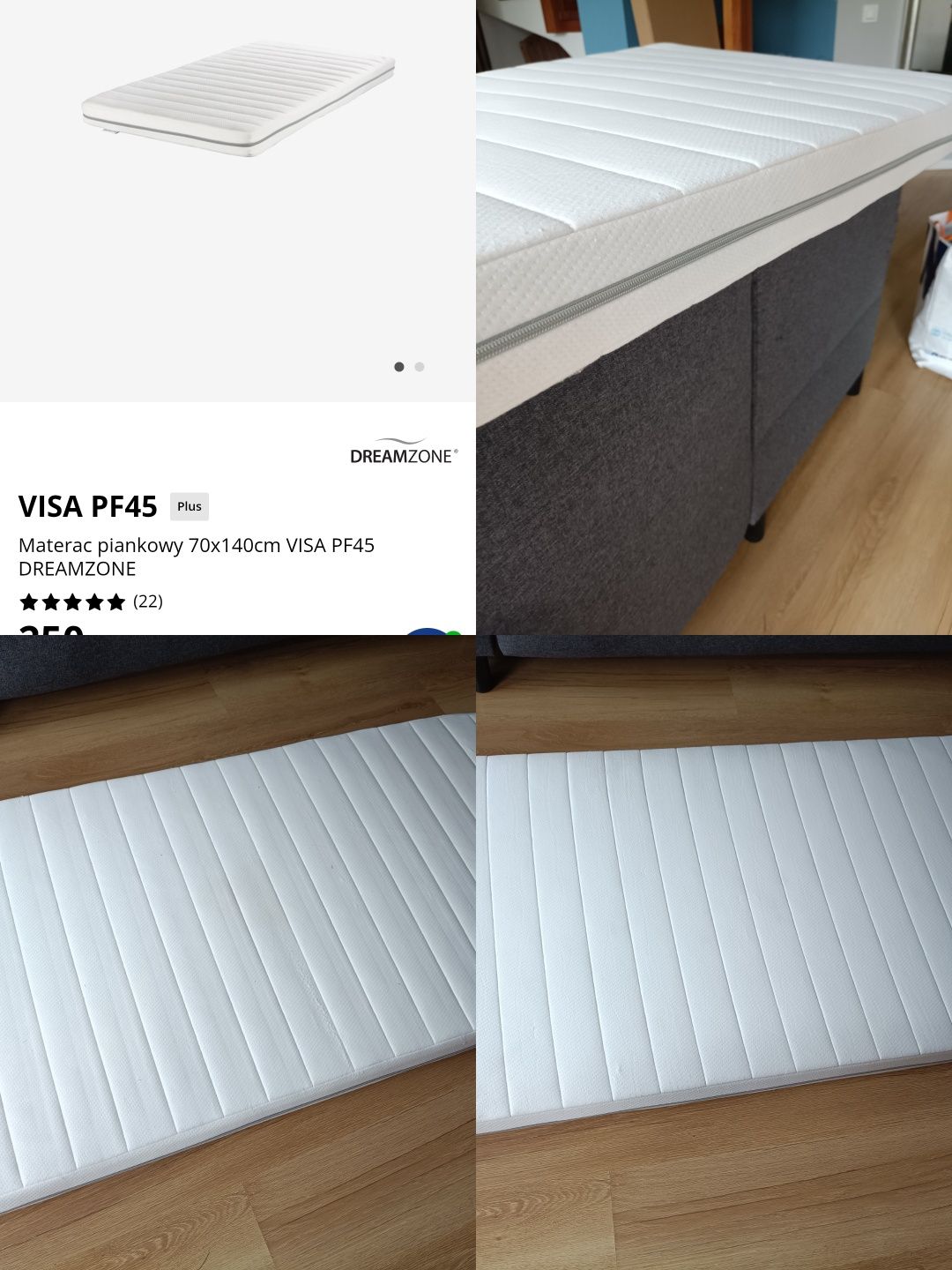 Materac dziecięcy 140x70