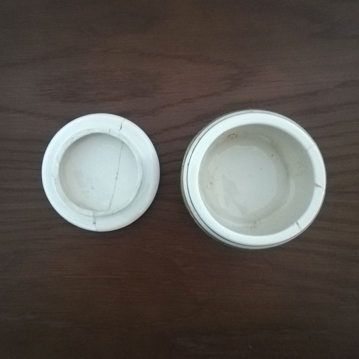 Caixa guarda jóias vintage, pintado à mão