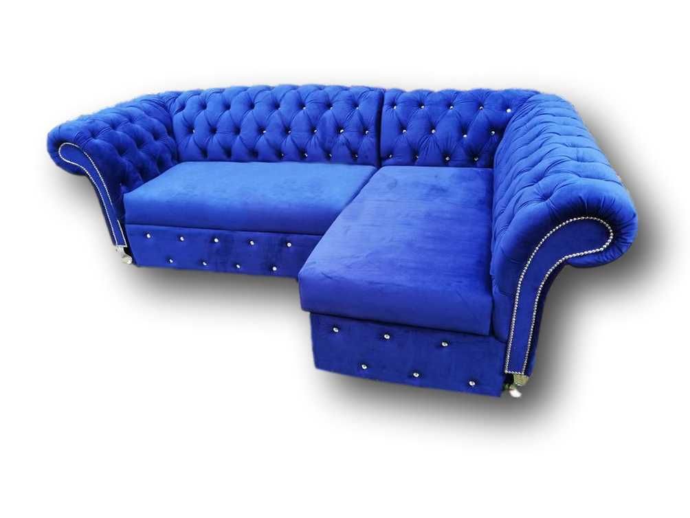 Chesterfield Sofa Trzyosobowa Funkcja spania