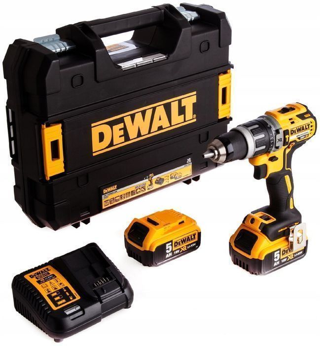 Wiertarko-wkrętarka Dewalt DCD796P2,Walizka TSTAK, 2xaku 5AH,Ładowarka
