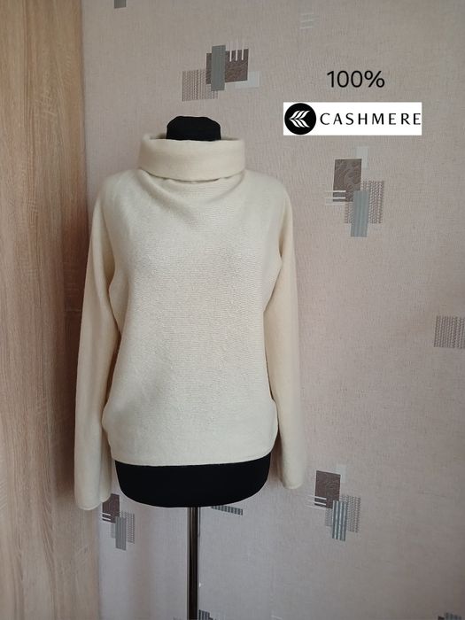 Кашеміровий джемпер светр ковта кофта гольф 100% кашемір