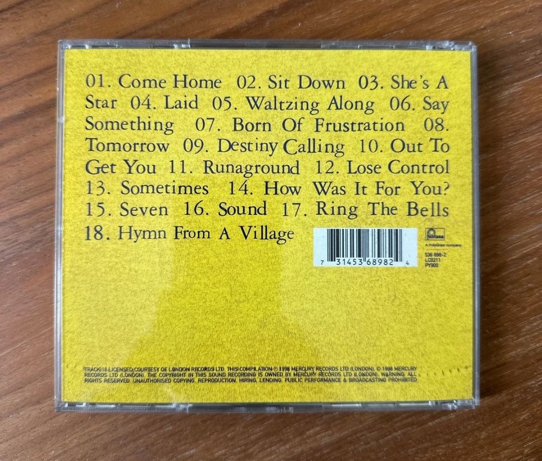 CD The best of James