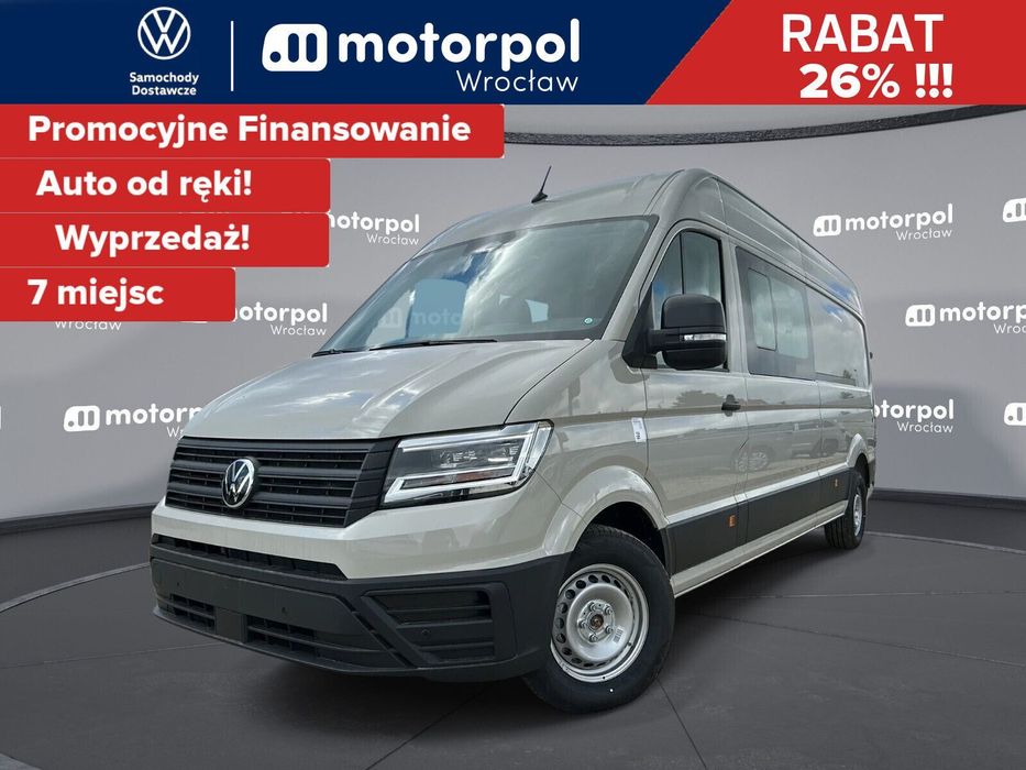 Volkswagen Crafter 35 Brygadówka LONG AUTOMAT/Furgon L5H3, 2.0BiTDI 163KM, 4490mm  35 Brygadówka LONG AUTOMAT/Furgon L5H3, 2.0BiTDI 163KM, 4490mm
