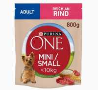 Purina One Mini Adult wołowina i ryż 8x400g