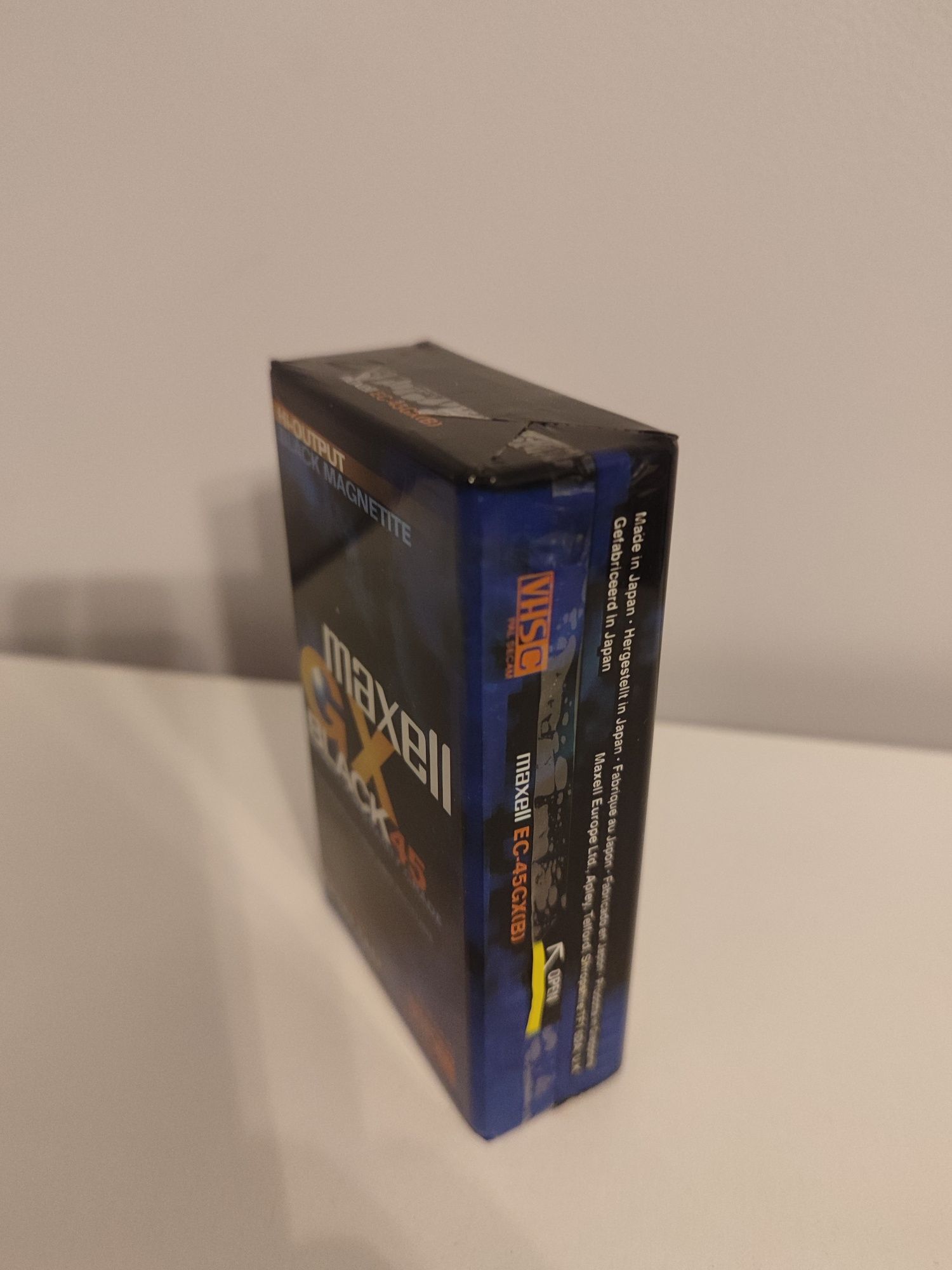 Kaseta VHS C Maxell GX black 45 nowa