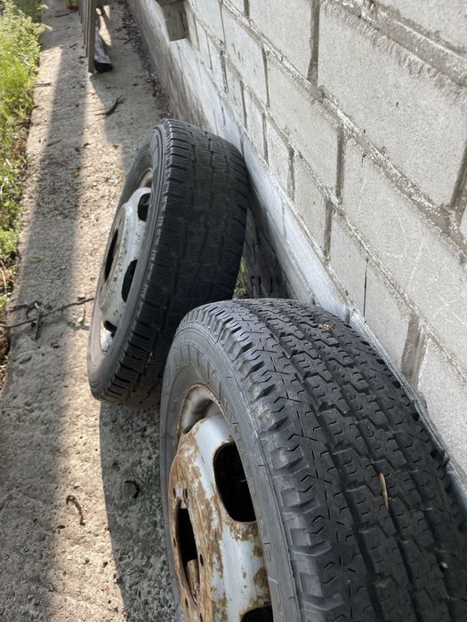 Диски з резиною mitsubishi canter