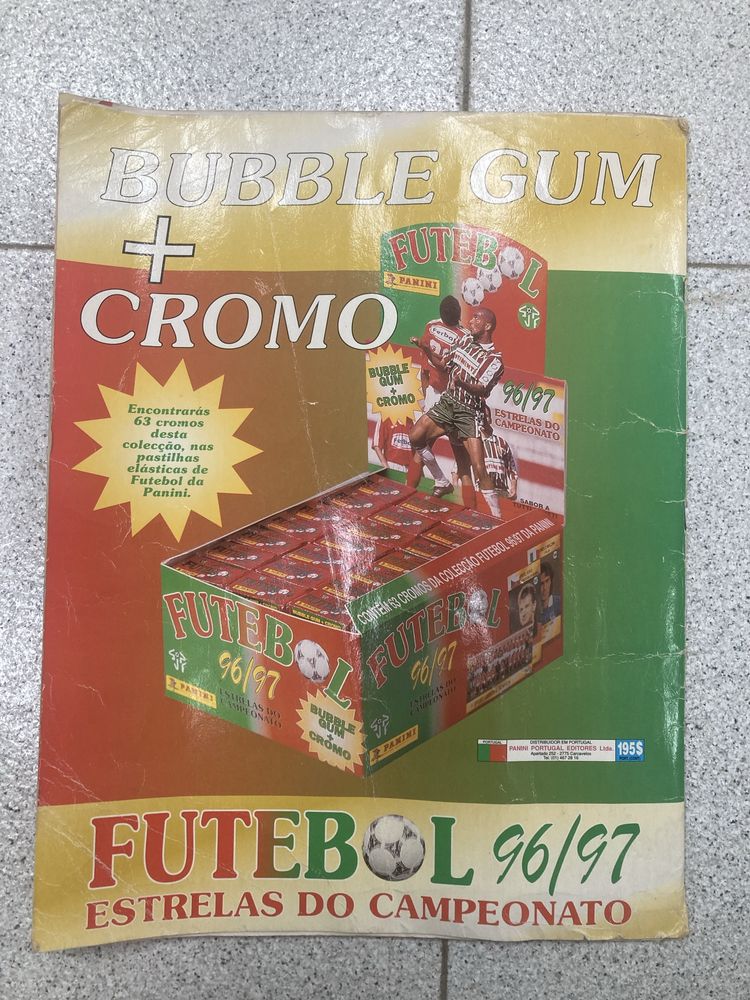 Caderneta Futebol 96/97, Incompleta