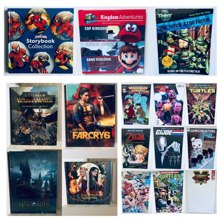 Ігрова література, Audio CD, Video-диски, DVD / BD