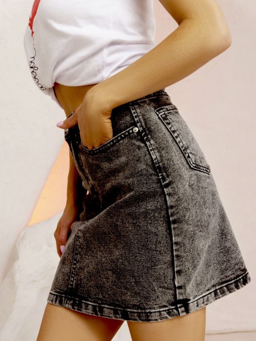 Спідниця чорна / сіра