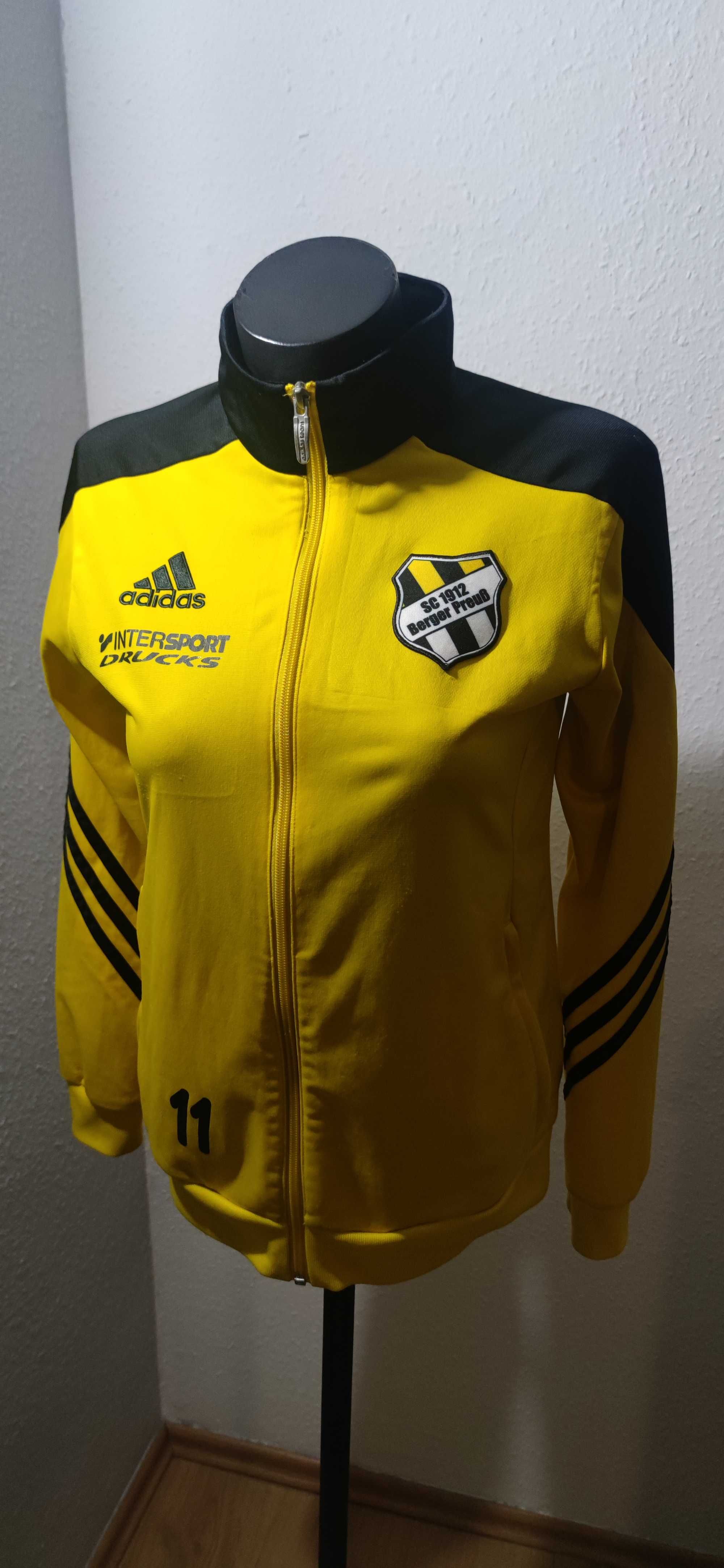 Bluza piłkarska Adidas żółto czarna