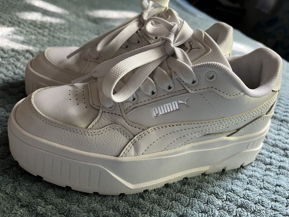 Кросівкі пума білі низькі karmen II idol