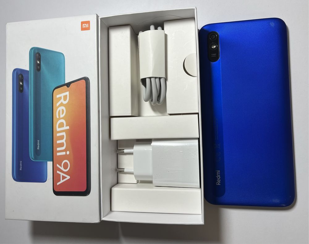 Продам Xiaomi Redmi 9А в ідеальном стані! 2/32гб! Коробка,чохол+ скло!