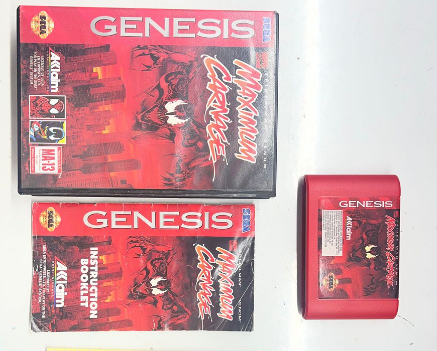 Maximum carnage sega megadrive Genesis