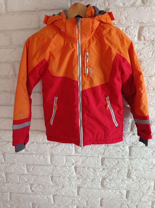 Спортивна, гірськолижна куртка, 157 FUNK, помаранчеро-червона