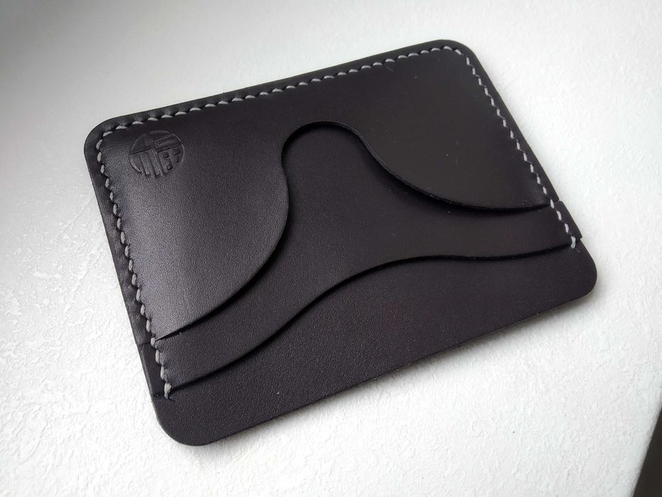 Skórzany portfelik , etui na karty - Cardholder  - skóra naturalna