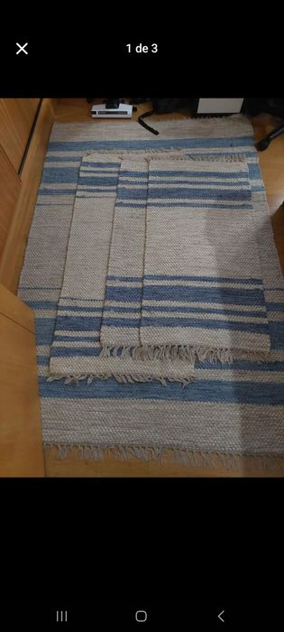 Vendo  conjunto de tapetes e carpete