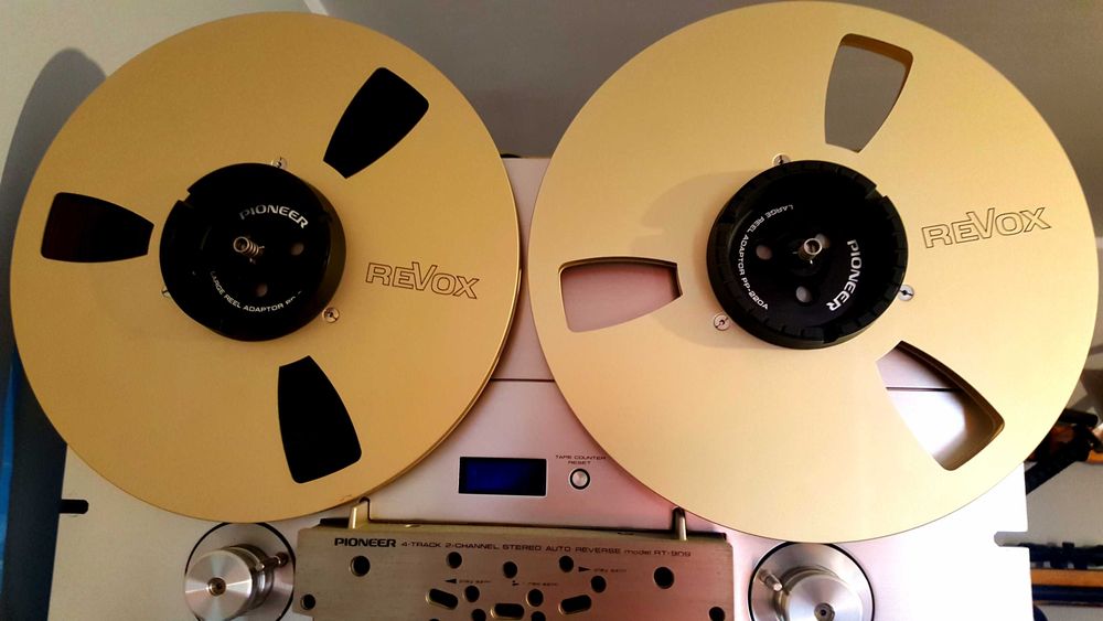 Zestaw Revox Gold szpule magnetofonowe naby taśmy