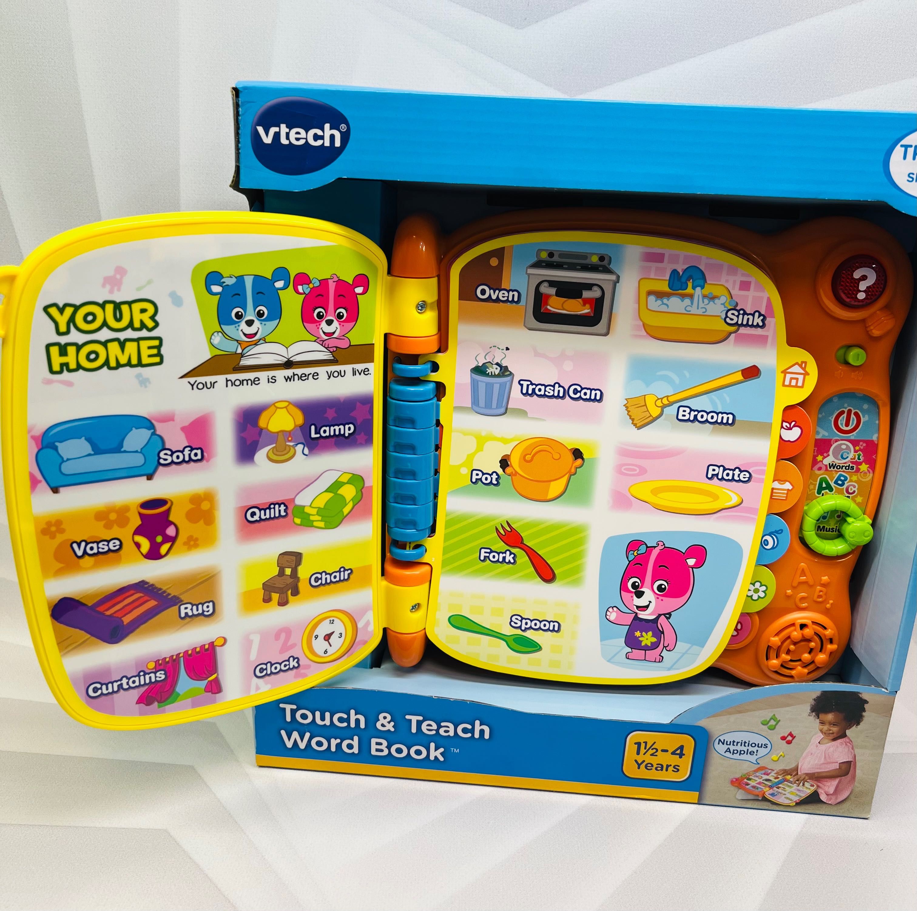 Навчальна книжка-іграшка для малюків VTech Touch and Teach Word Book