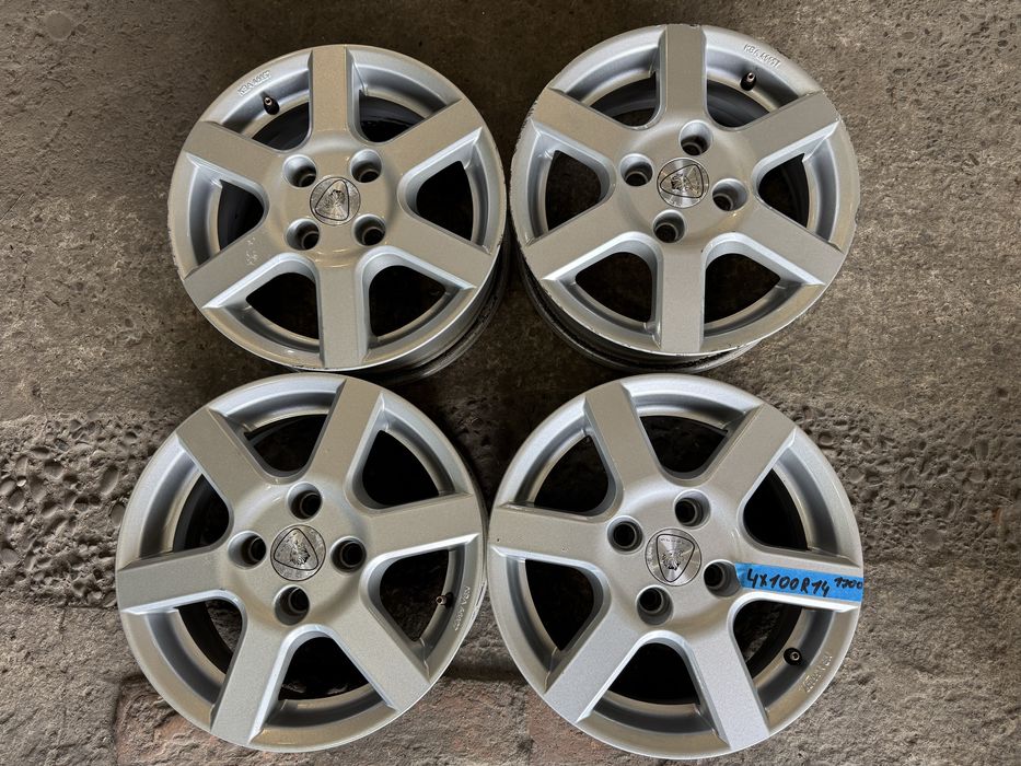 Диски 4/100R14 5.5J ЦО60.1 ЕТ38 Deo mazda megane opel kia vw note Lada