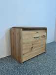 szafka na obuwie 60 cm dąb artisan/dąb sonoma/biały mat/kasztan wenge