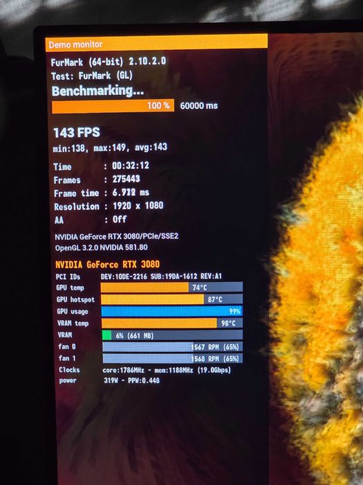 Zotac Gaming RTX 3080 Trinity 10GB (LER!)