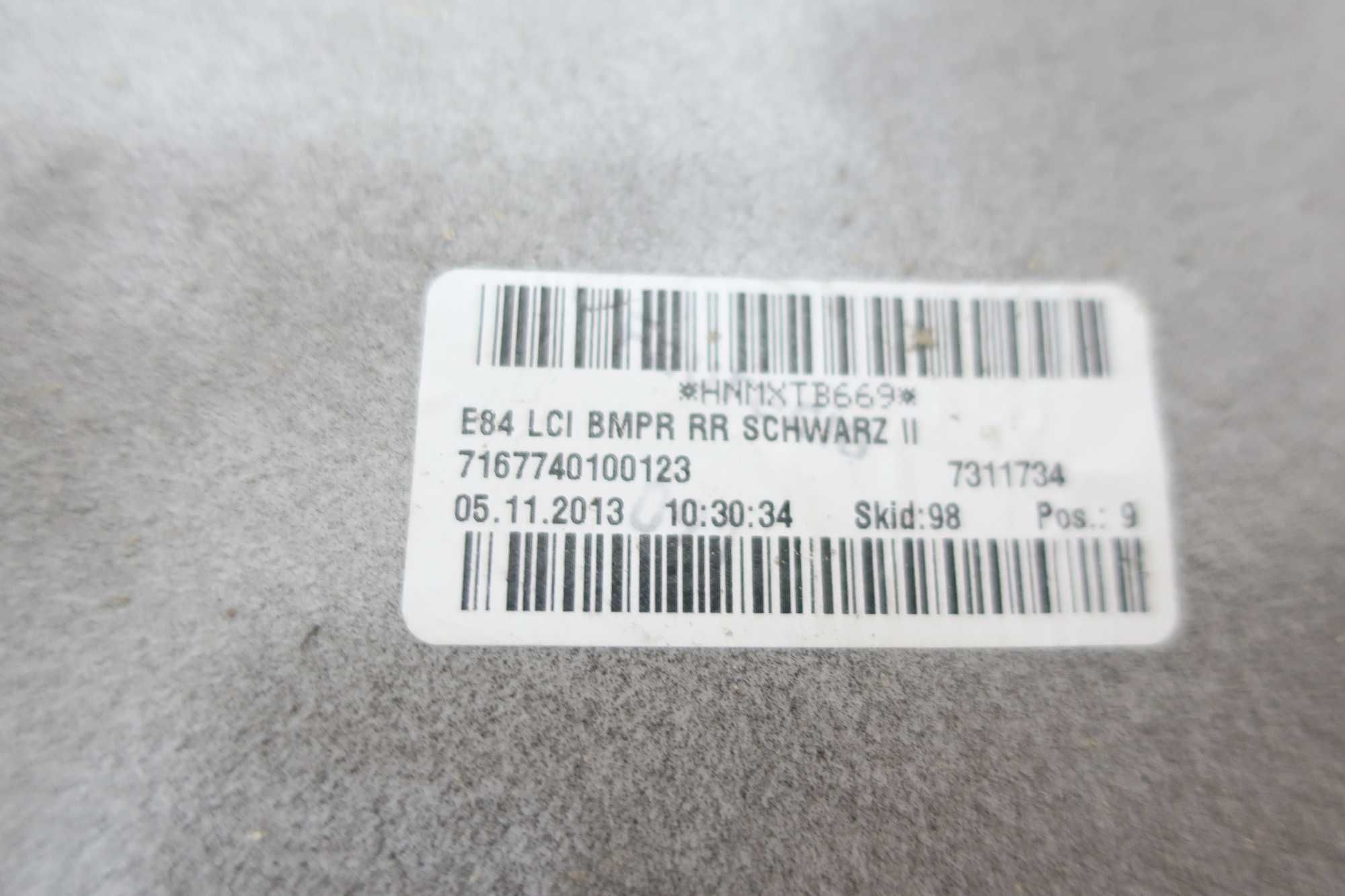 Zderzak tył tylny BMW X1 E84 Lift PDC