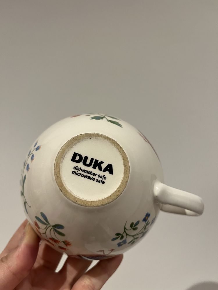 Dwie filiżanki DUKA Paradise ptaki folk retro