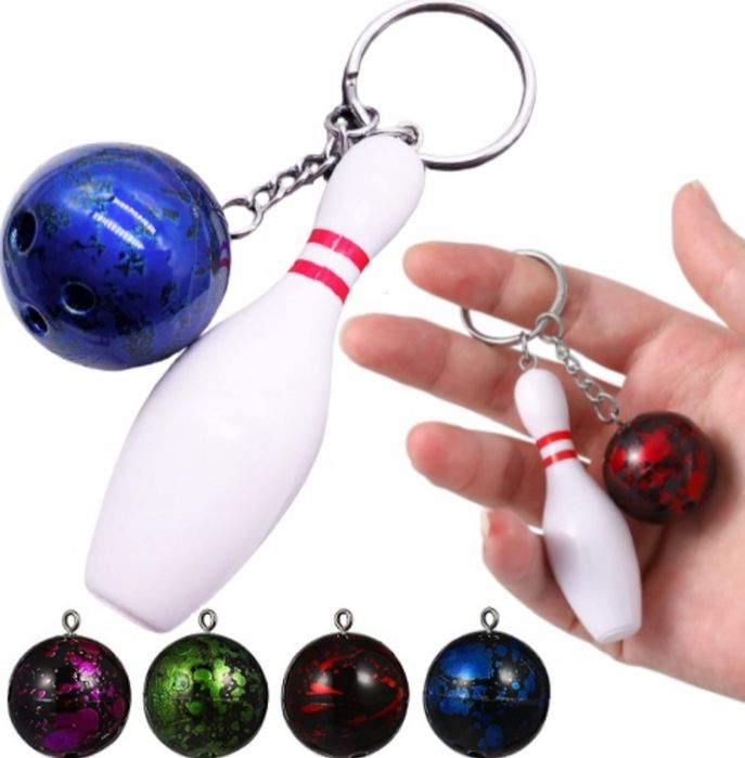 Brelok kręgiel bowling kulą 3D