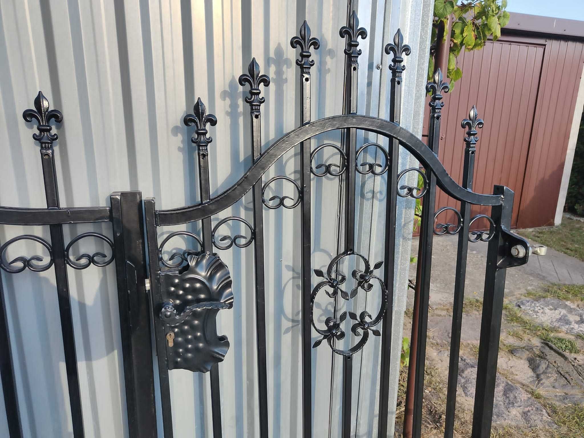 Brama wjazdowa, ogrodzenie, ocynkowana, RAL