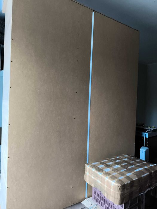 Szafa przesuwna 2-dzwiowa 150 x 205 CM dąb sonoma garderoba do sypialn