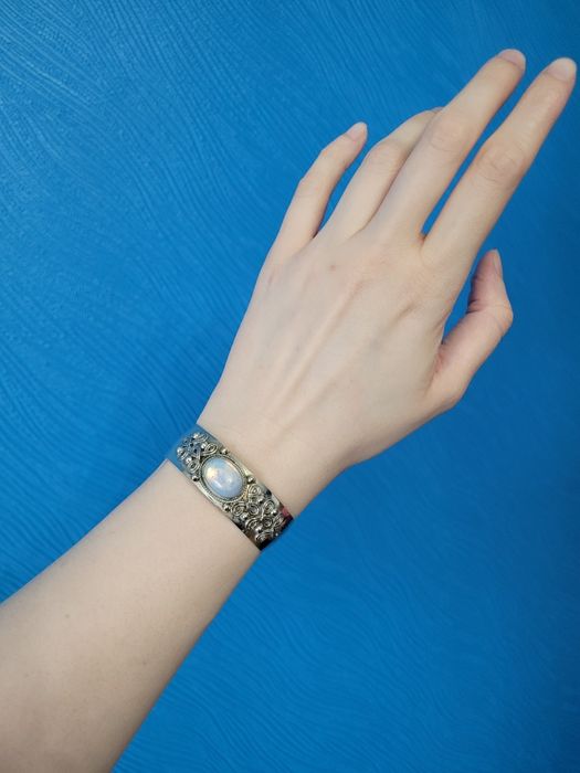 Браслет вінтаж мельхіор