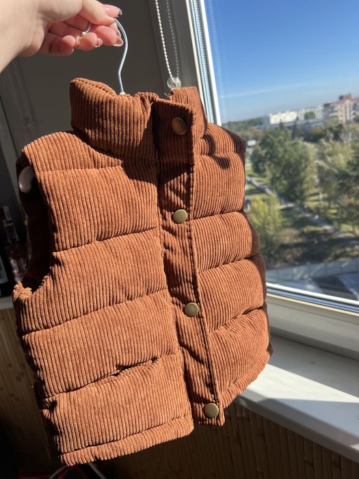 Желетка в рубчик