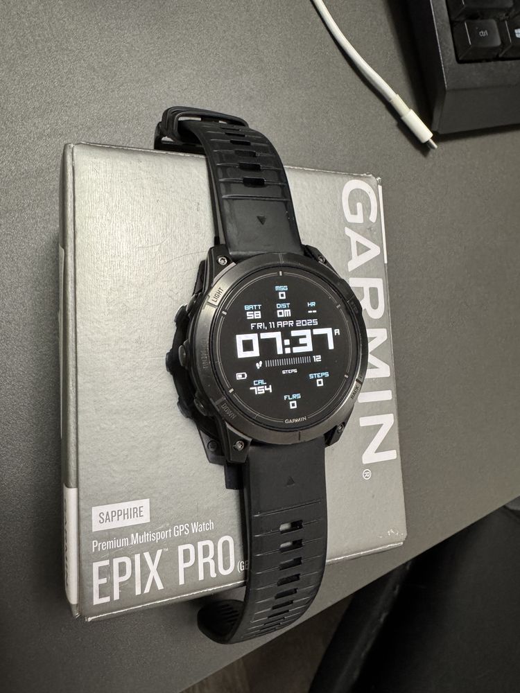 Garmin epix pro gen 2 sapphire titanium 47mm