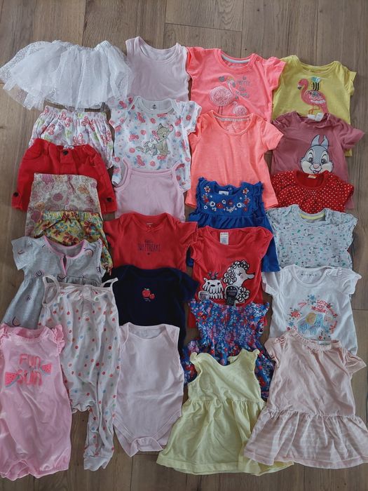 Mega paka dla dziewczynki 6-9m 68-74cm