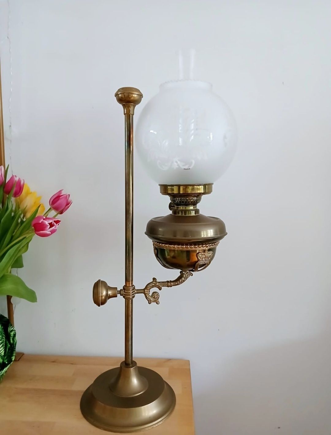 Lampa olejna, naftowa, antyk
